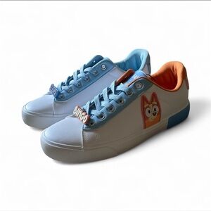 Women’s Size 9 Ground Up Bluey & Bingo Character Sneakers.